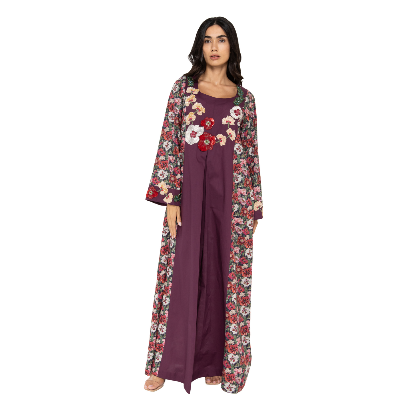 LIBERTY : POPPY AMELIE MEETS AUBERGINE