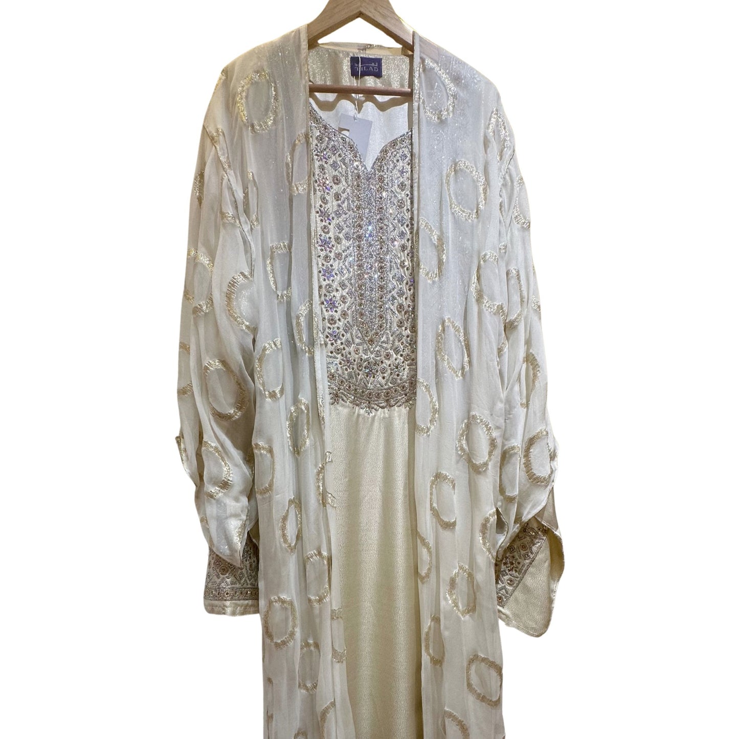 IVORY VIP 1 PIECE: MINI THOUB UN-STITCHED