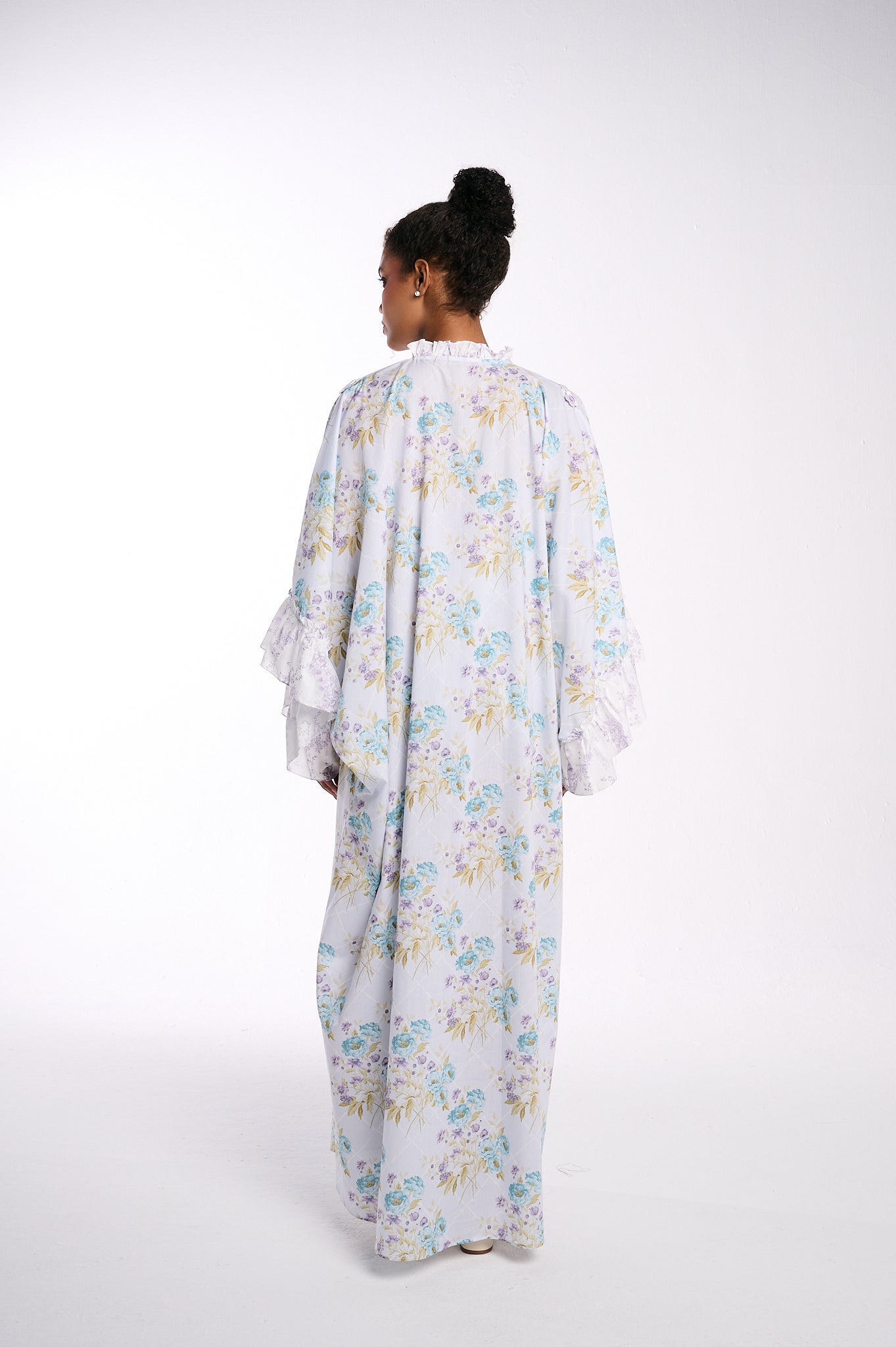 Primrose Garden Kaftan – Lavender Mist