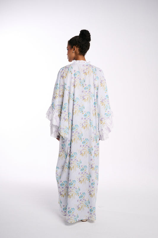 Primrose Garden Kaftan – Lavender Mist