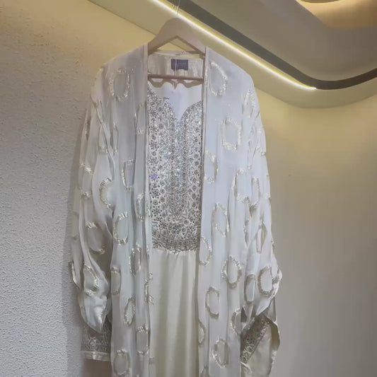 IVORY VIP 1 PIECE: MINI THOUB UN-STITCHED